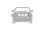 Car Keychain for Jeep Grand Cherokee III (type FRONT) Keychains opdesign
