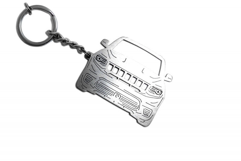 Car Keychain for Jeep Grand Cherokee IV TrackHawk (type FRONT) - decoinfabric