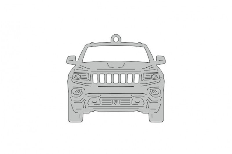 Car Keychain for Jeep Grand Cherokee IV (type FRONT) Keychains opdesign