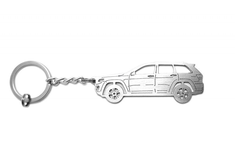 Car Keychain for Jeep Grand Cherokee IV (type STEEL) - decoinfabric