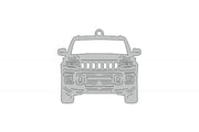 Car Keychain for Jeep Grand Cherokee V (type FRONT) Keychains opdesign