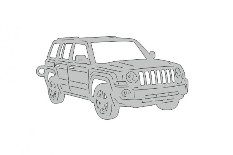 Car Keychain for Jeep Patriot (type 3D) Keychains opdesign