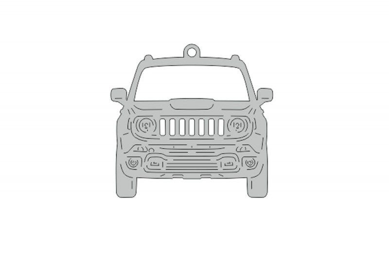 Car Keychain for Jeep Renegade (type FRONT) Keychains opdesign