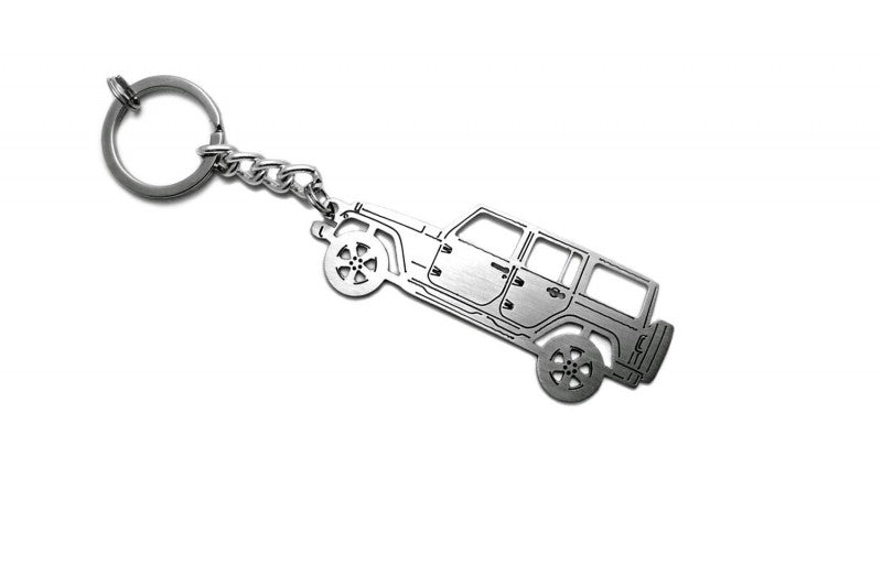 Car Keychain for Jeep Wrangler JK 5D (type STEEL) Keychains opdesign