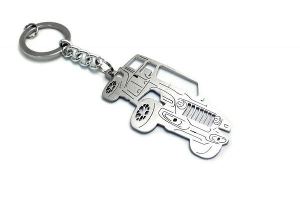 Car Keychain for Jeep Wrangler JL (type 3D)