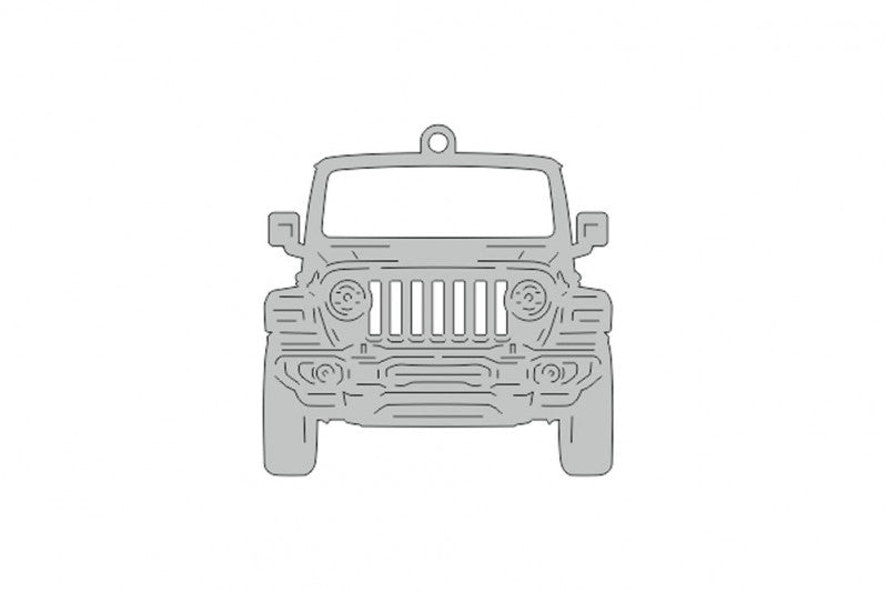 Car Keychain for Jeep Wrangler JL (type FRONT) Keychains opdesign