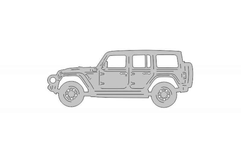 Car Keychain for Jeep Wrangler JL (type STEEL) Keychains opdesign