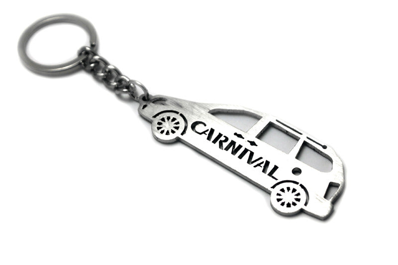 Car Keychain for KIA Carnival II (type STEEL) - decoinfabric