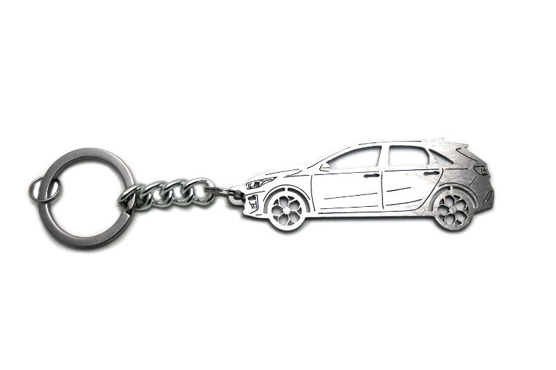 Car Keychain for KIA Ceed III 5D (type STEEL) - decoinfabric