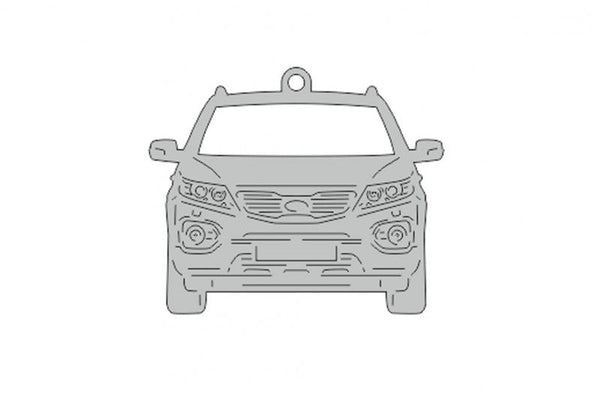 Car Keychain for Kia Sorento II (type FRONT) - decoinfabric