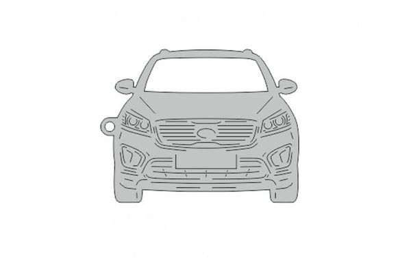 Car Keychain for Kia Sorento III (type FRONT) - decoinfabric