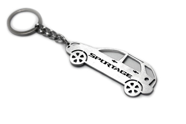 Car Keychain for KIA Sportage II (type STEEL) - decoinfabric