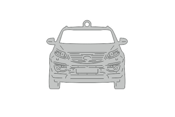 Car Keychain for Kia Sportage III (type FRONT) - decoinfabric