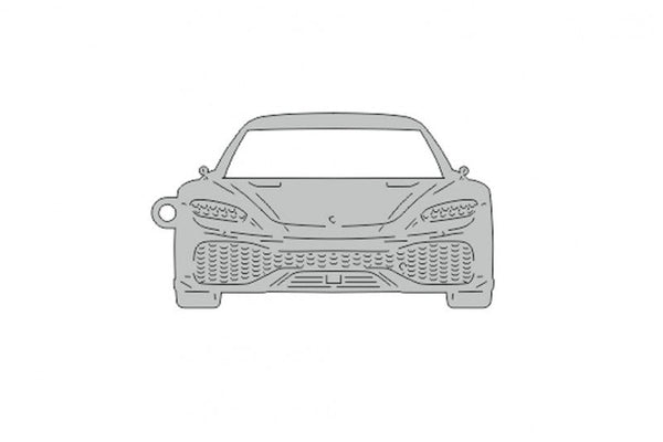 Car Keychain for Koenigsegg Gemera (type FRONT) - decoinfabric
