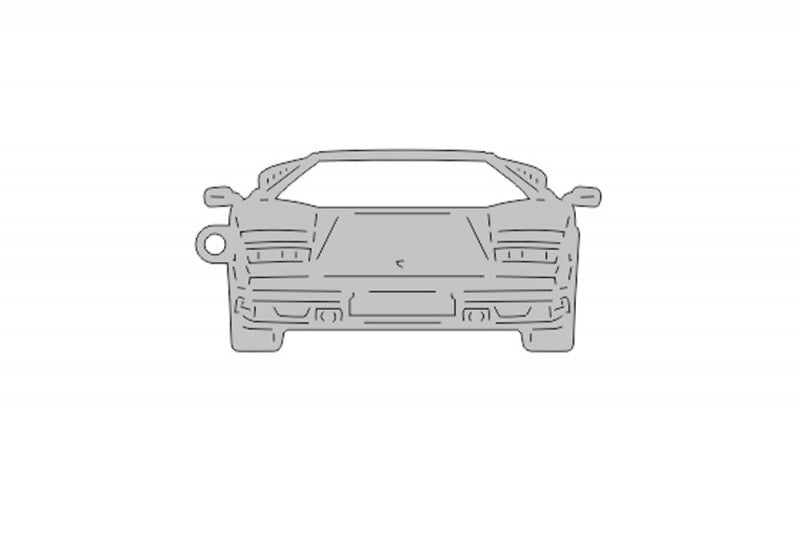 Car Keychain for Lamborghini Countach (type FRONT) Keychains opdesign