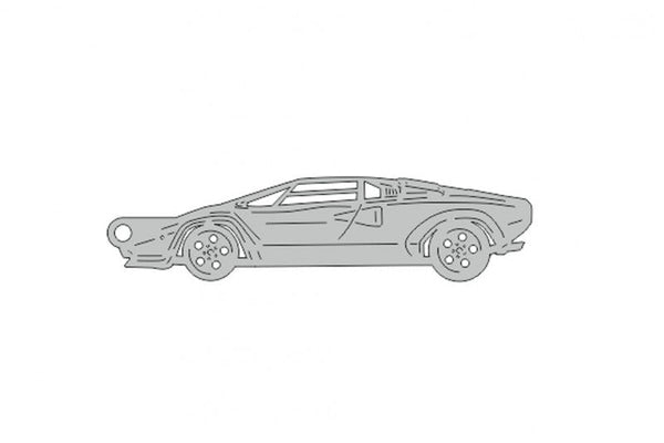 Car Keychain for Lamborghini Countach (type STEEL) - decoinfabric