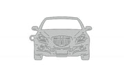 Car Keychain for Lancia Delta III (type FRONT) Keychains opdesign