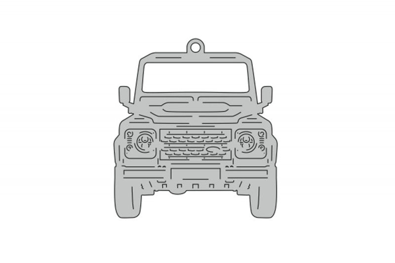 Car Keychain for Land Rover Defender I (type FRONT) Keychains opdesign