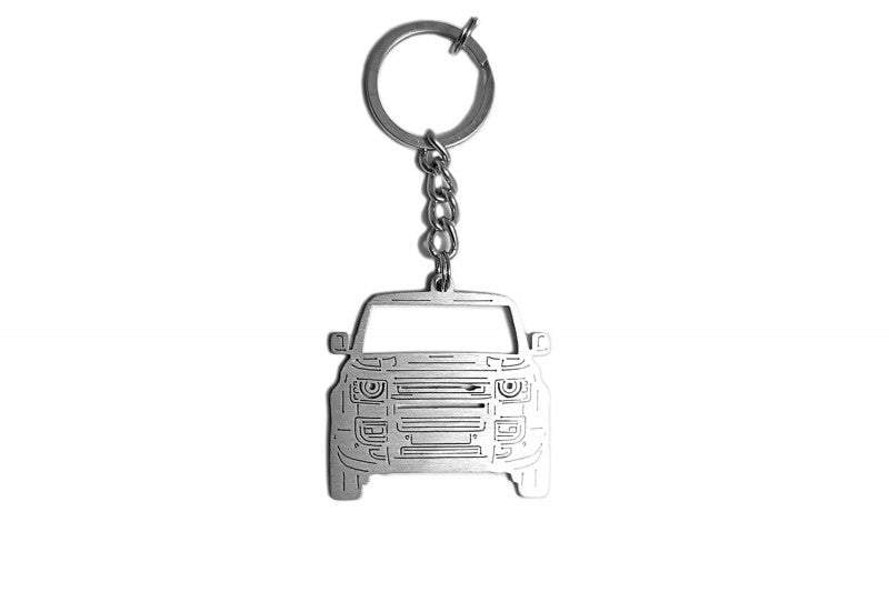 Car Keychain for Land Rover Defender II 5D (type FRONT) - decoinfabric