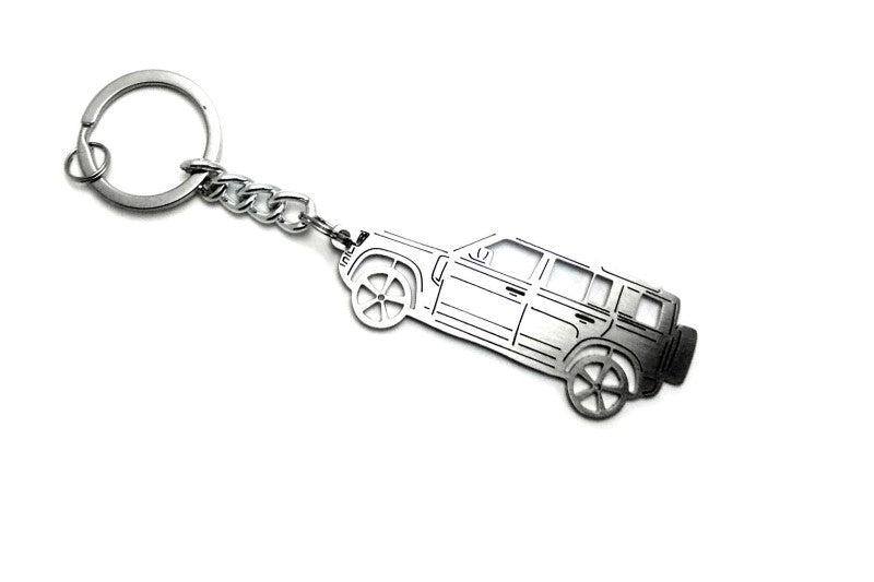 Car Keychain for Land Rover Defender II 5D (type STEEL) - decoinfabric