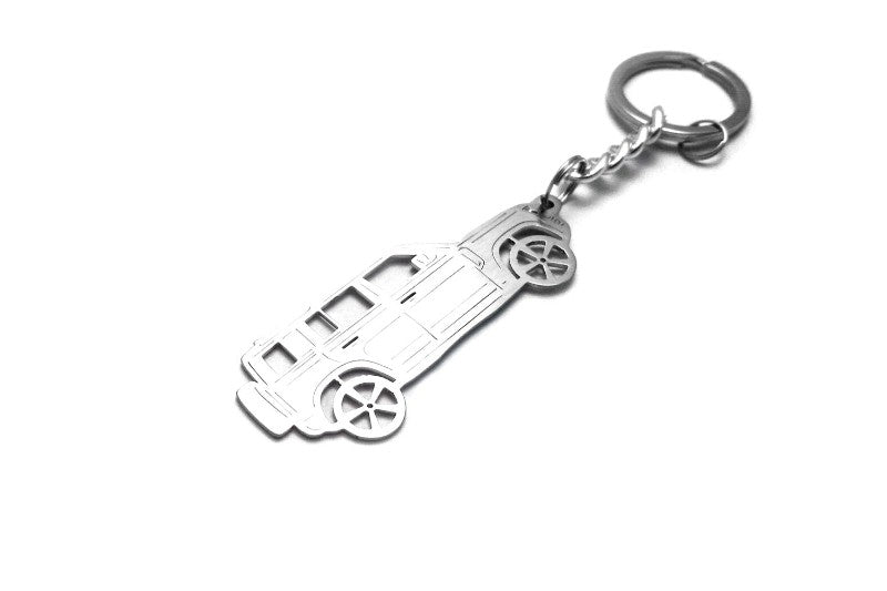 Car Keychain for Land Rover Defender II 5D (type STEEL) - decoinfabric
