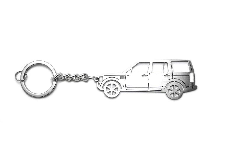 Car Keychain for Land Rover Defender III (type STEEL) - decoinfabric