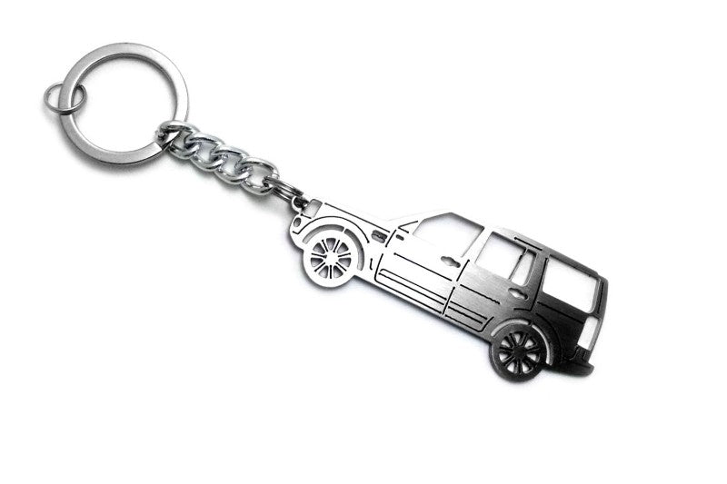 Car Keychain for Land Rover Defender IV (type STEEL) - decoinfabric