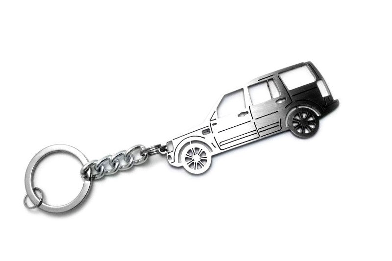 Car Keychain for Land Rover Defender IV (type STEEL) - decoinfabric