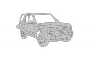 Car Keychain for Land Rover Discovery III (type 3D) Keychains opdesign