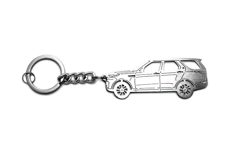 Car Keychain for Land Rover Discovery V (type STEEL) - decoinfabric