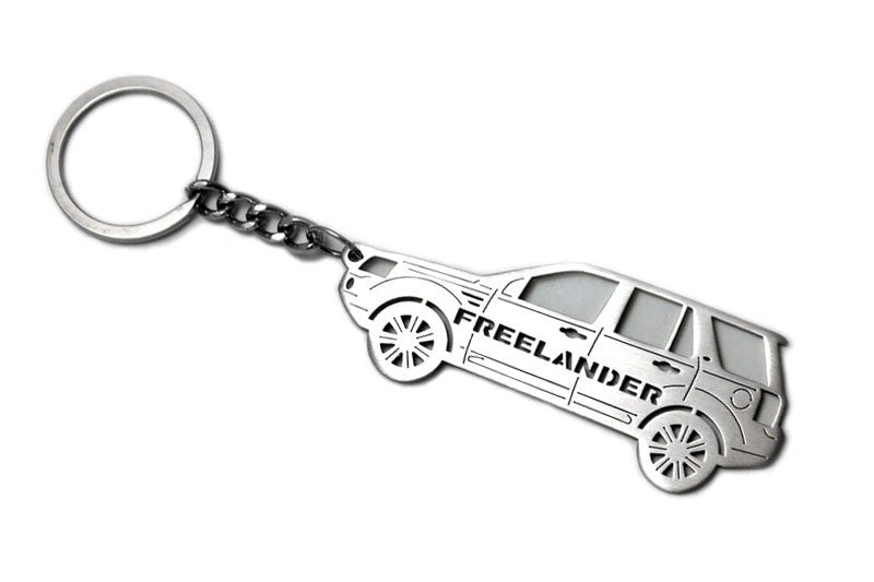 Car Keychain for Land Rover Freelander II (type STEEL) - decoinfabric