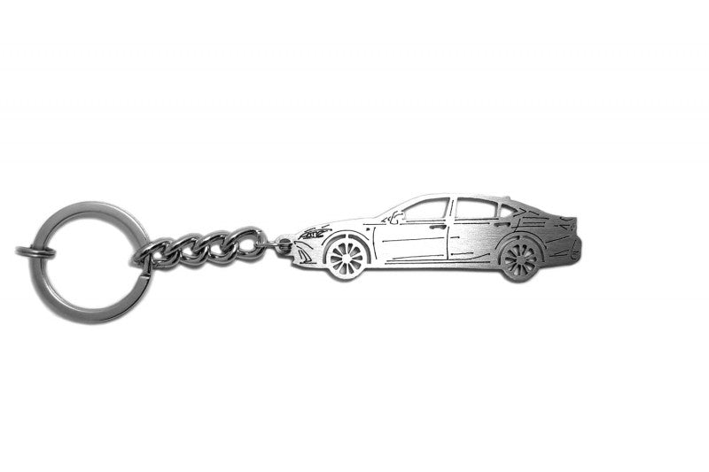 Car Keychain for Lexus ES VII (type STEEL) - decoinfabric