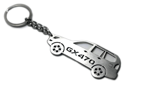 Car Keychain for Lexus GX 470 (type STEEL) - decoinfabric