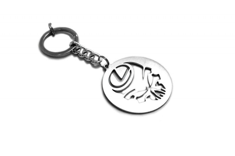 Car Keychain for Lexus Logo Skull (type STEEL) Keychains opdesign