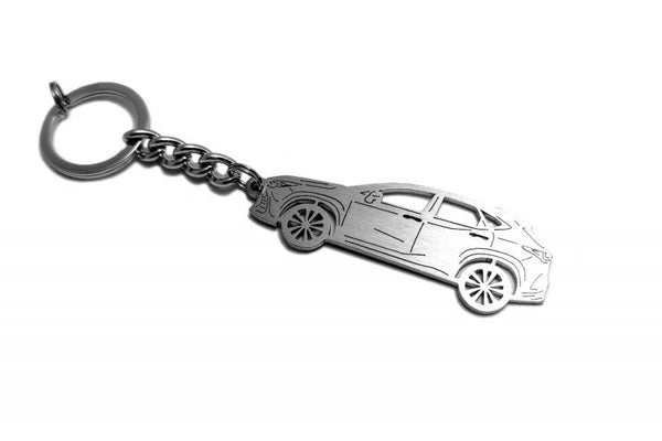 Car Keychain for Lexus NX II (type STEEL) - decoinfabric