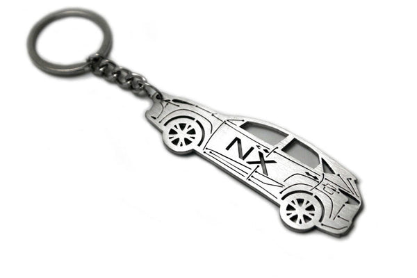Car Keychain for Lexus NX (type STEEL) - decoinfabric