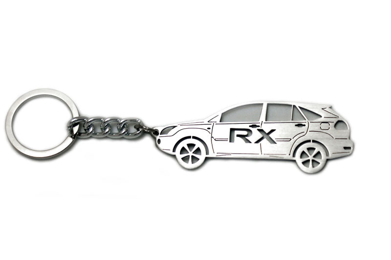 Car Keychain for Lexus RX II (type STEEL) - decoinfabric