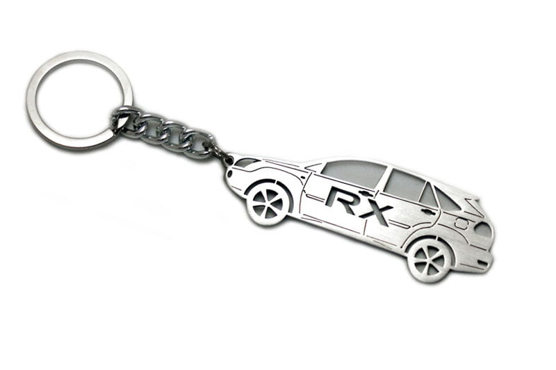 Car Keychain for Lexus RX II (type STEEL) - decoinfabric