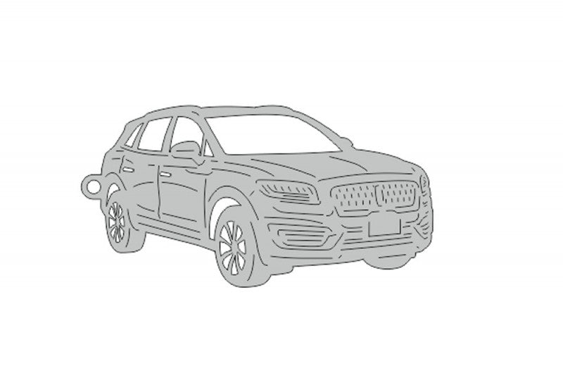 Car Keychain for Lincoln Nautilus (type 3D) Keychains opdesign