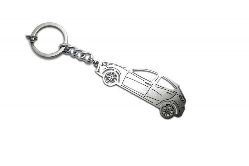 Car Keychain for Mazda 2 III (type STEEL) - decoinfabric