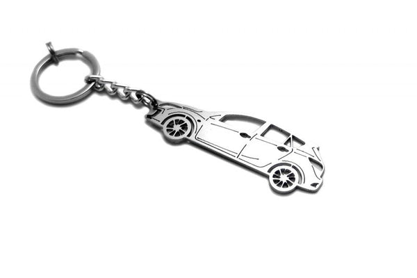 Car Keychain for Mazda 3 II 5D (type STEEL) - decoinfabric