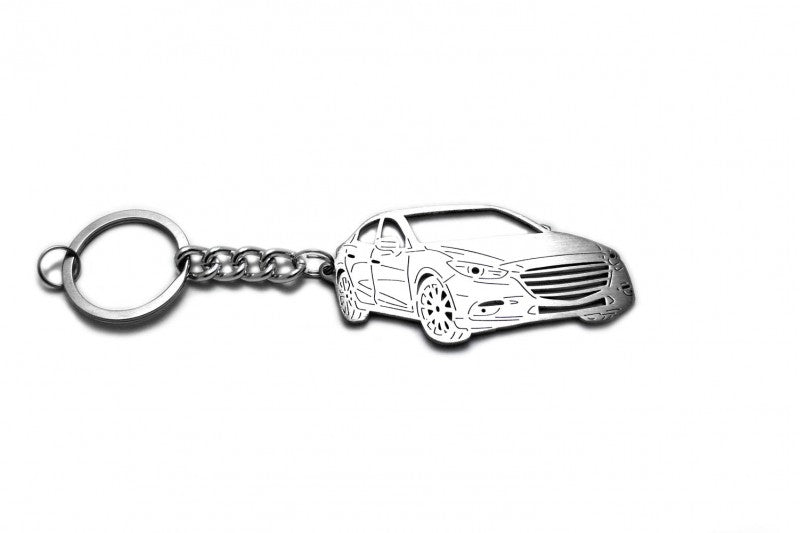 Car Keychain for Mazda 3 III (type 3D) - decoinfabric