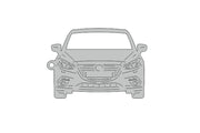 Car Keychain for Mazda 3 III (type FRONT) Keychains opdesign