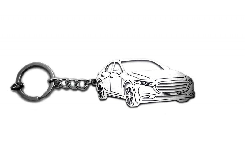 Car Keychain for Mazda 3 IV 4D (type 3D) - decoinfabric