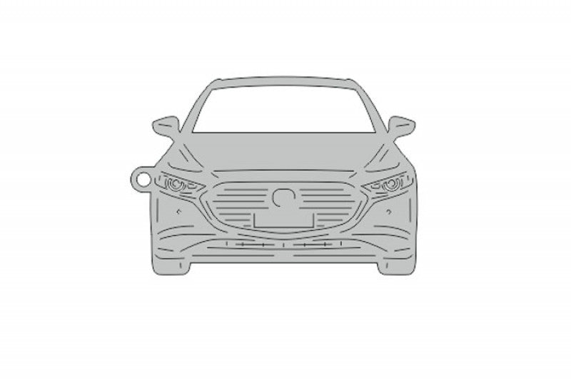 Car Keychain for Mazda 3 IV (type FRONT) Keychains opdesign