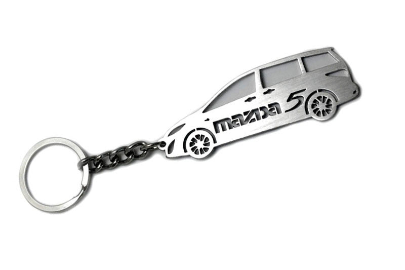 Car Keychain for Mazda 5 II (type STEEL) - decoinfabric