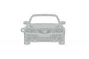 Car Keychain for Mazda 6 I (type FRONT) Keychains opdesign