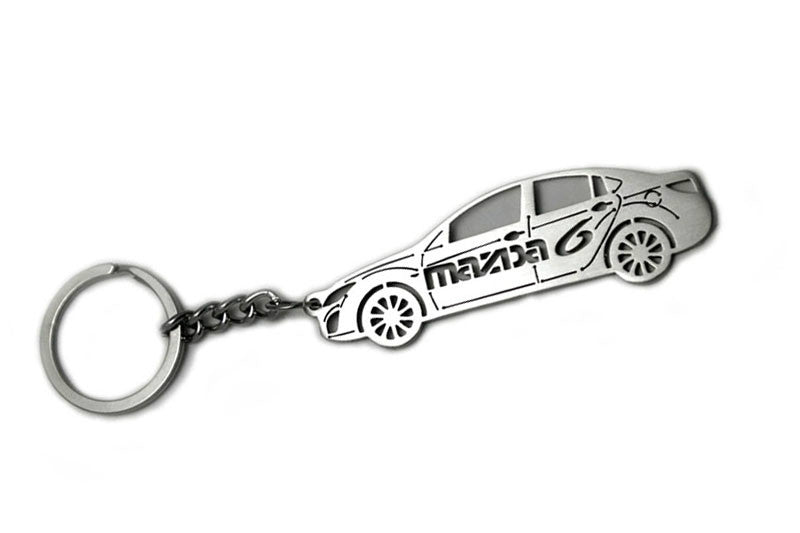 Car Keychain for Mazda 6 II 4D (type STEEL) - decoinfabric