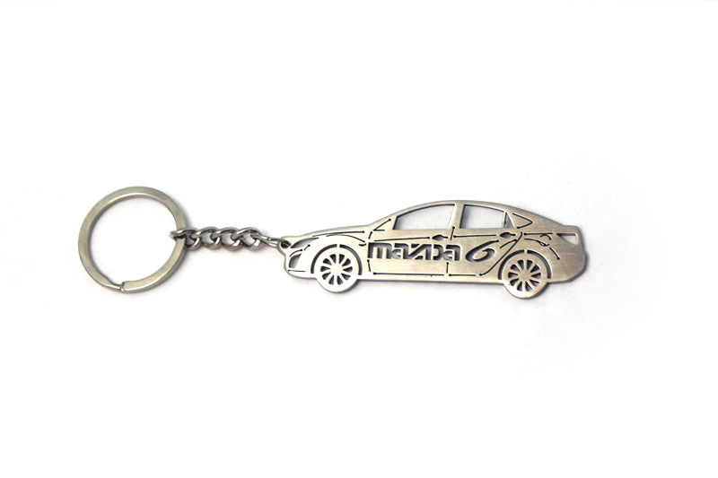 Car Keychain for Mazda 6 II 5D (type STEEL) - decoinfabric