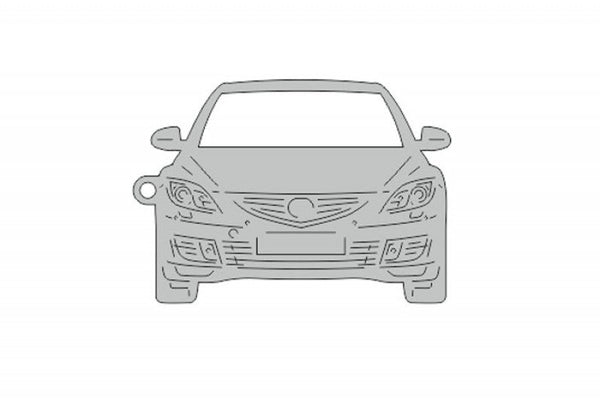 Car Keychain for Mazda 6 II (type FRONT) - decoinfabric
